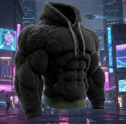 OnlyAura Muscle Bodybuilder Hooded Sweatshirt