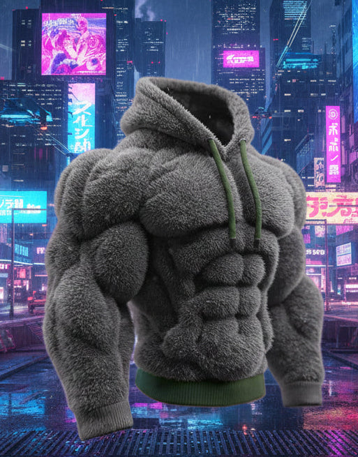 OnlyAura Muscle Bodybuilder Hooded Sweatshirt