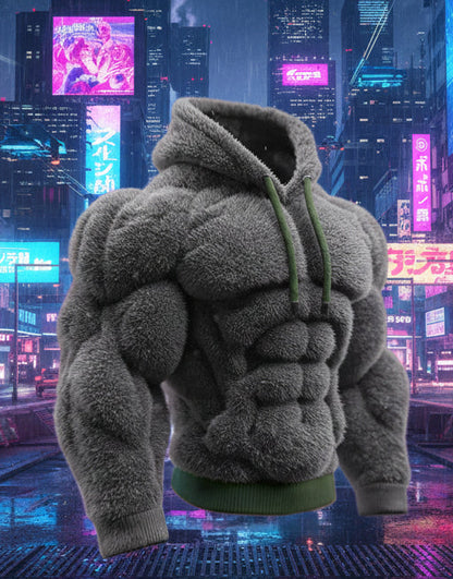 OnlyAura Muscle Bodybuilder Hooded Sweatshirt