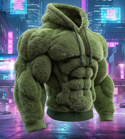 OnlyAura Muscle Bodybuilder Hooded Sweatshirt