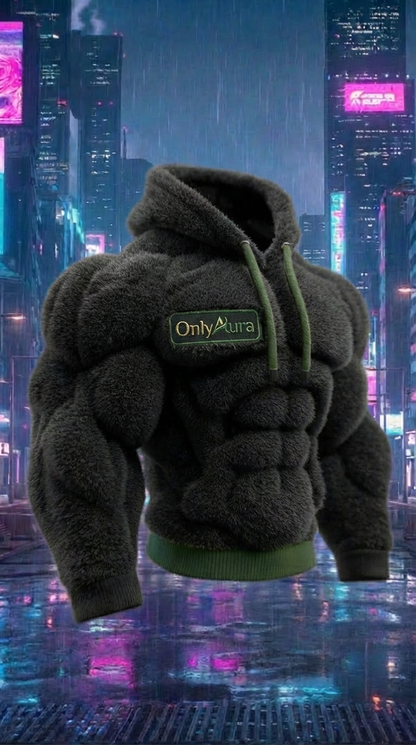 OnlyAura Muscle Bodybuilder Hooded Sweatshirt
