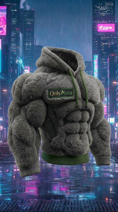 OnlyAura Muscle Bodybuilder Hooded Sweatshirt