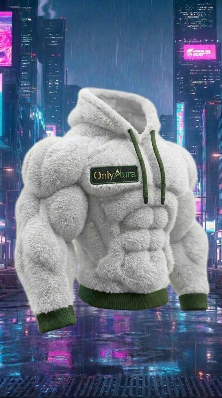 OnlyAura Muscle Bodybuilder Hooded Sweatshirt