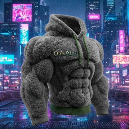 OnlyAura Muscle Bodybuilder Hooded Sweatshirt