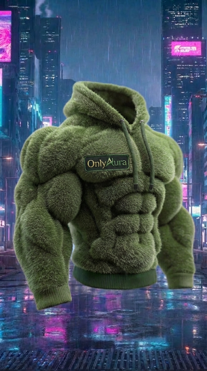 OnlyAura Muscle Bodybuilder Hooded Sweatshirt