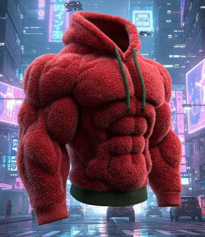 OnlyAura Muscle Bodybuilder Hooded Sweatshirt